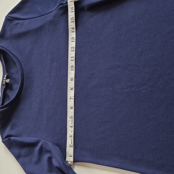 Hype Navy Blue Crew Neck Top - Picture 2 of 7